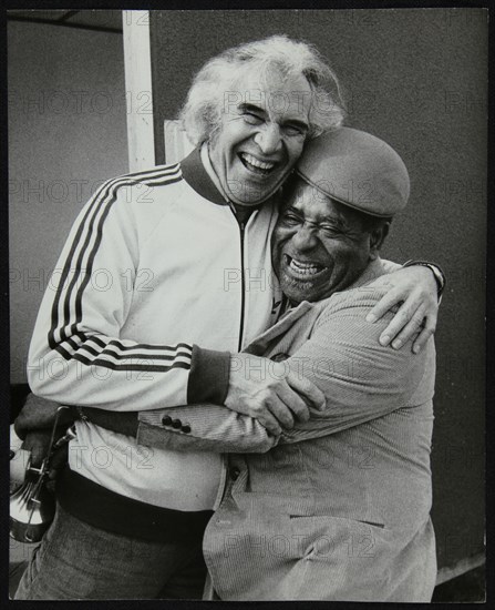 Dave Brubeck and Dizzy Gillespie at the Capital Radio Jazz Festival, Alexandra Palace, London, 1979. Artist: Denis Williams