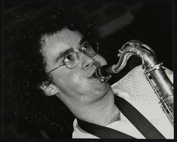 Saxophonist Julian Arguelles playing at The Fairway, Welwyn Garden City, Hertfordshire, 26 May 1991. Artist: Denis Williams