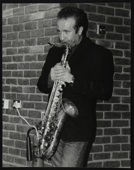 Italian saxophonist Renato D'Aiello at The Fairway, Welwyn Garden City, Hertfordshire, 1999. Artist: Denis Williams