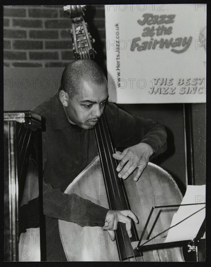 Bassist Gary Crosby playing at The Fairway, Welwyn Garden City, Hertfordshire, 25 January 2004. Artist: Denis Williams