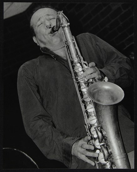 Renato D'Aiello playing tenor saxophone at The Fairway, Welwyn Garden City, Hertfordshire, 2004. Artist: Denis Williams