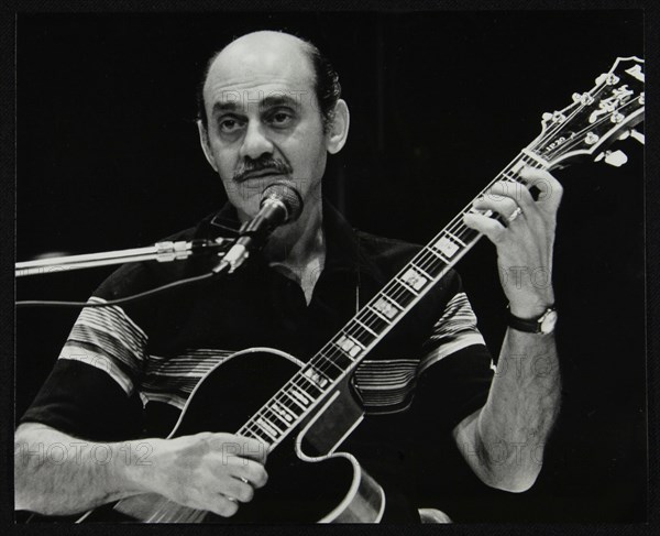 American guitarist Joe Pass playing at the Shaw Theatre, London, 31 July 1982. Artist: Denis Williams