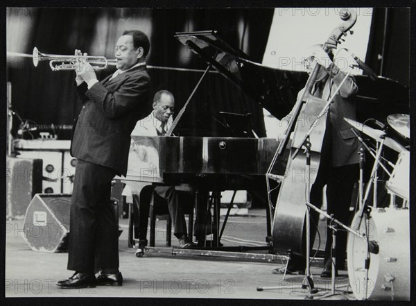 The Jonah Jones Quartet and Hank Jones, Newport Jazz Festival, Ayresome Park, Middlesbrough, 1978. Artist: Denis Williams