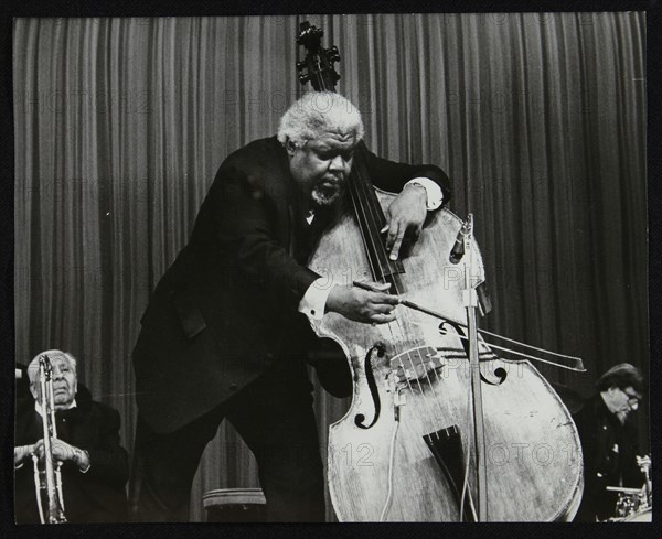 Big Chief Russell Moore, Arvell Shaw and Barrett Deems performing, Stevenage, Hertfordshire, 1984. Artist: Denis Williams