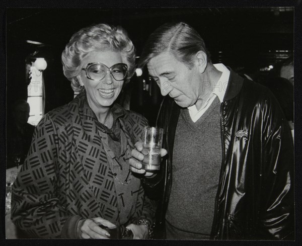 Singer Marian Montgomery and drummer Jack Parnell, London, 1984. Artist: Denis Williams