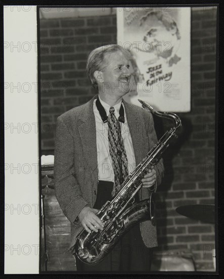 Tenor saxophonist Scott Hamilton at The Fairway, Welwyn Garden City, Hertfordshire, August 1997. Artist: Denis Williams