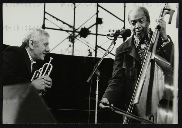 Ruby Braff and Slam Stewart at the Capital Jazz Festival, Alexandra Palace, London, July 1979. Artist: Denis Williams