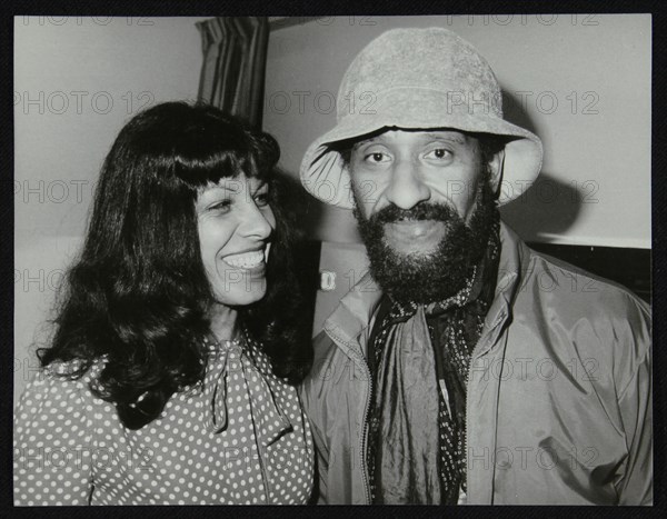 Lena Antonis and saxophonist Sonny Rollins, Wembley Conference Centre, London, 1979. Artist: Denis Williams