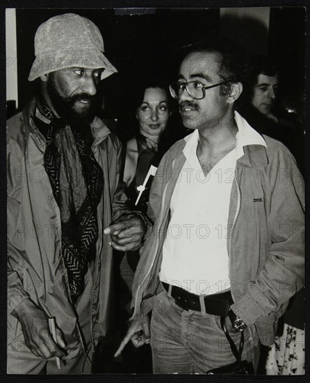 Saxophonists Sonny Rollins and Art Themen, Wembley Conference Centre, London, 1979. Artist: Denis Williams