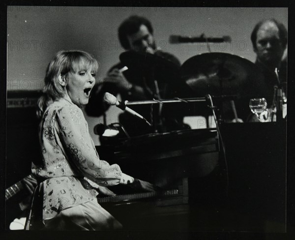 Petula Clark in concert at the Forum Theatre, Hatfield, Hertfordshire, 28 January 1984. Artist: Denis Williams