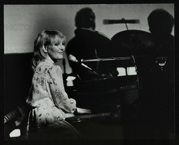 Petula Clark in concert at the Forum Theatre, Hatfield, Hertfordshire, 28 January 1984. Artist: Denis Williams