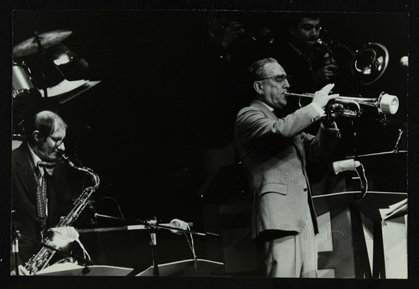 The Herb Miller Orchestra playing at the Forum Theatre, Hatfield, Hertfordshire, 5 October 1985. Artist: Denis Williams