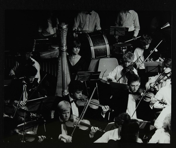 The Mid Herts Youth Orchestra playing at the Forum Theatre, Hatfield, Hertfordshire, July 1986. Artist: Denis Williams