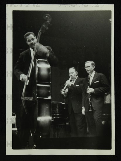 The Eddie Condon All Stars in concert, Colston Hall, Bristol, 1957. Artist: Denis Williams