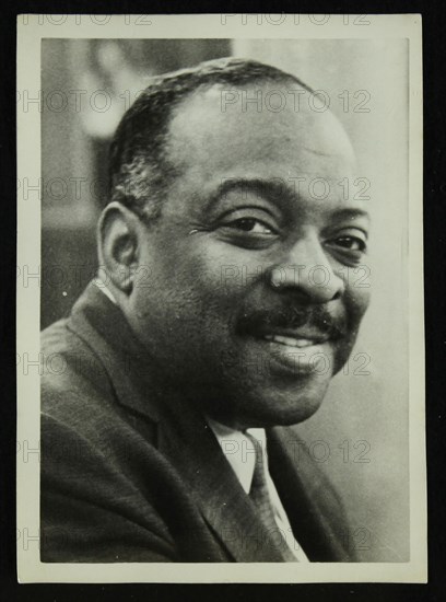 Portrait of Count Basie, 1950s. Artist: Denis Williams