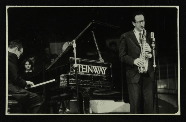 The Dave Brubeck Quartet in concert at Colston Hall, Bristol, 1958. Artist: Denis Williams