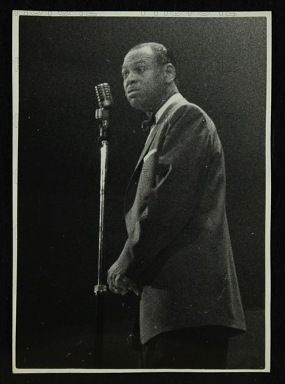 American pianist and bandleader Earl 'Fatha' Hines, 1950s. Artist: Denis Williams