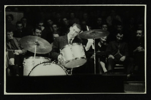 The Dave Brubeck Quartet in concert at Colston Hall, Bristol, 1958. Artist: Denis Williams