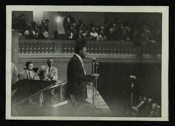 The Count Basie Orchestra in concert, c1950s. Artist: Denis Williams