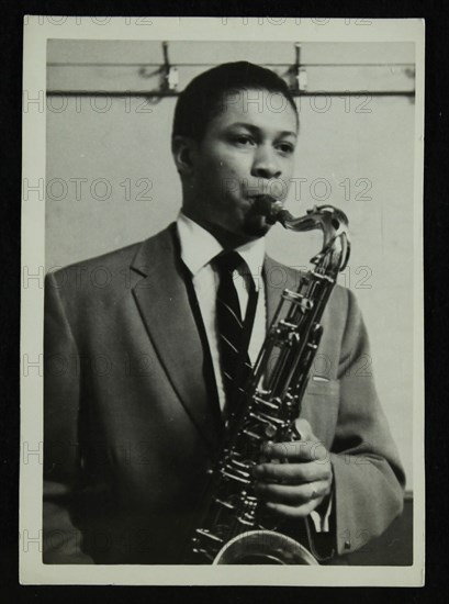 Count Basie Orchestra saxophonist Frank Foster, c1950s. Artist: Denis Williams