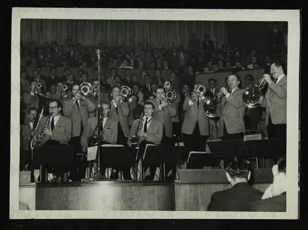 The Stan Kenton Orchestra in concert, 1956. Artist: Denis Williams