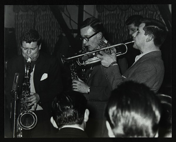 The Tubby Hayes Sextet playing at a modern jazz night at the Civic Restaurant, Bristol, 1955. Tubby  Artist: Denis Williams