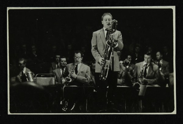 The Stan Kenton Orchestra in concert, 1956. Artist: Denis Williams