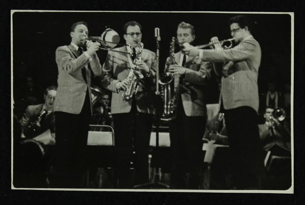 The Stan Kenton Orchestra in concert, 1956. Artist: Denis Williams