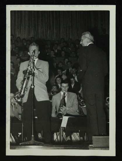 The Stan Kenton Orchestra in concert, 1956. Artist: Denis Williams