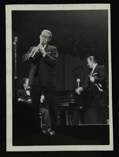 The Eddie Condon All Stars in concert, Colston Hall, Bristol, 1957. Artist: Denis Williams