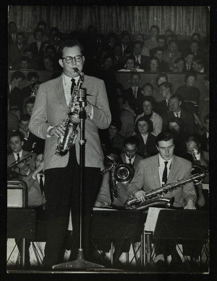 The Stan Kenton Orchestra in concert, 1956. Artist: Denis Williams