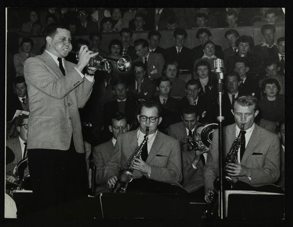 The Stan Kenton Orchestra in concert, 1956. Artist: Denis Williams