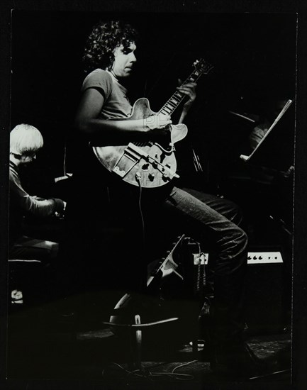 Michael Garrick and John Etheridge playing at The Stables, Wavendon, Buckinghamshire. Artist: Denis Williams