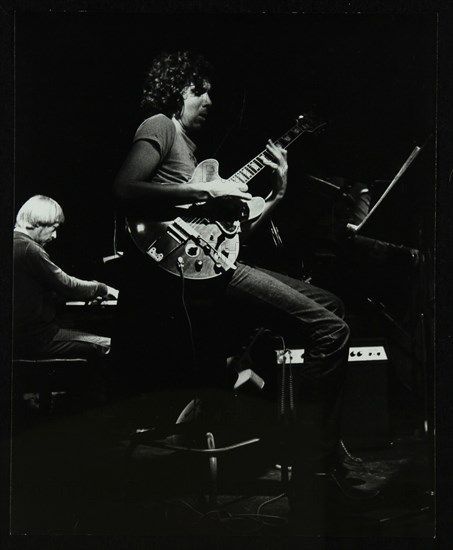 Michael Garrick and John Etheridge playing at The Stables, Wavendon, Buckinghamshire. Artist: Denis Williams