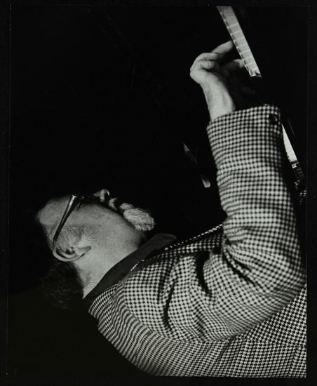 Colin Bates on the piano at The Stables, Wavendon, Buckinghamshire. Artist: Denis Williams