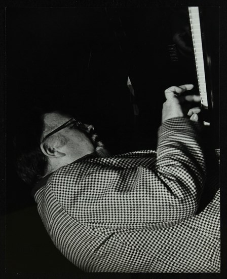 Colin Bates on the piano at The Stables, Wavendon, Buckinghamshire. Artist: Denis Williams