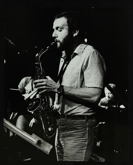 Saxophonist Phil Todd playing at The Stables, Wavendon, Buckinghamshire. Artist: Denis Williams