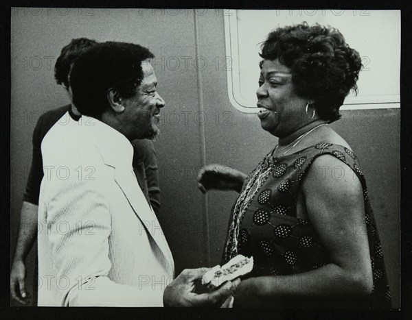 Illinois Jacquet and Sarah Vaughan, Capital Radio Jazz Festival, Knebworth, Hertfordshire, 1981. Artist: Denis Williams