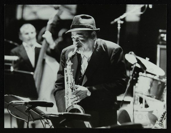 The Lionel Hampton Orchestra playing at the Newport Jazz Festival, Middlesbrough, 1978. Artist: Denis Williams