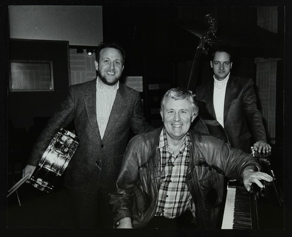 Bobby Worth, Brian Dee and Mario Castronari at Lansdowne Studios, Holland Par Artist: Denis Williams