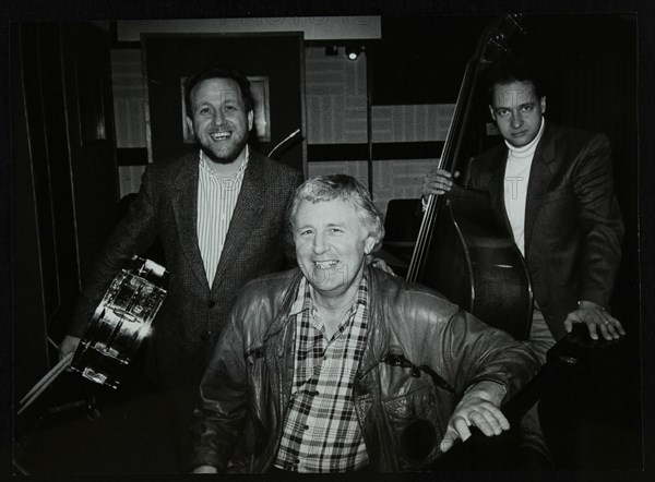 Bobby Worth, Brian Dee and Mario Castronari at Lansdowne Studios, Holland Par Artist: Denis Williams