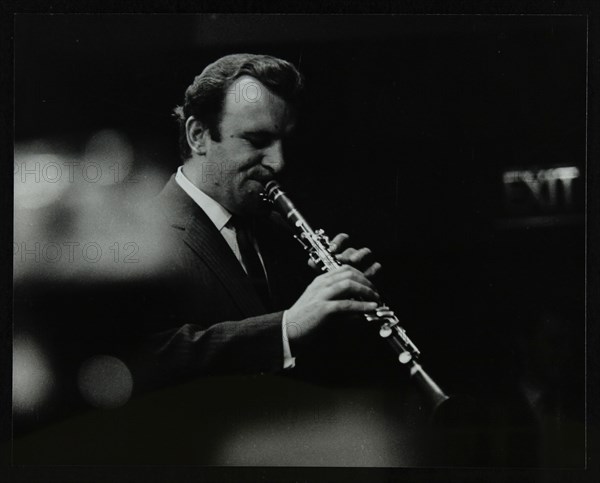 Acker Bilk playing at the Cherry Tree Jazz Club, Welwyn garden City, Hertfordshire, 1964. Artist: Denis Williams