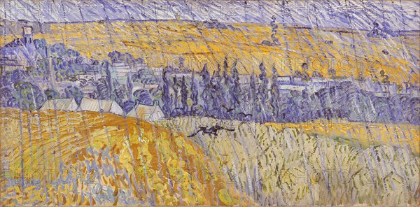 'Rain: Auvers', 1890. Artist: Vincent van Gogh.