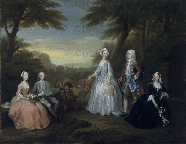 'The Jones Family Conversation Piece', 1730. Artist: William Hogarth.