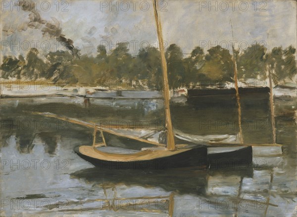 'Argenteuil', boat (study), 1874. Artist: Edouard Manet.