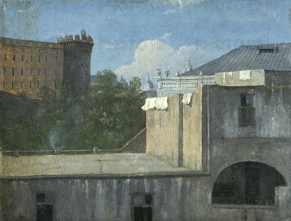 'Buildings in Naples with the North-East side', 1782. Artist: Thomas Jones.