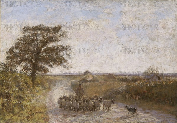'The dusty road', 1902. Artist: James Charles