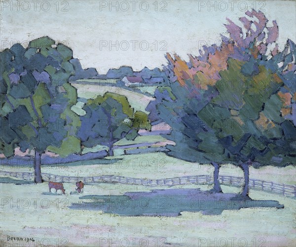 'Maples at Cuckfield, Sussex', 1914. Artist: Robert Polhill Bevan.