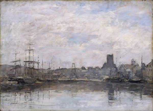 'September Morning: Port of Fecamp', 1880. Artist: Eugene Louis Boudin.