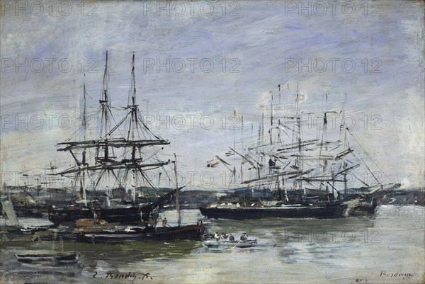 'Bordeaux', 1875. Artist: Eugene Louis Boudin.